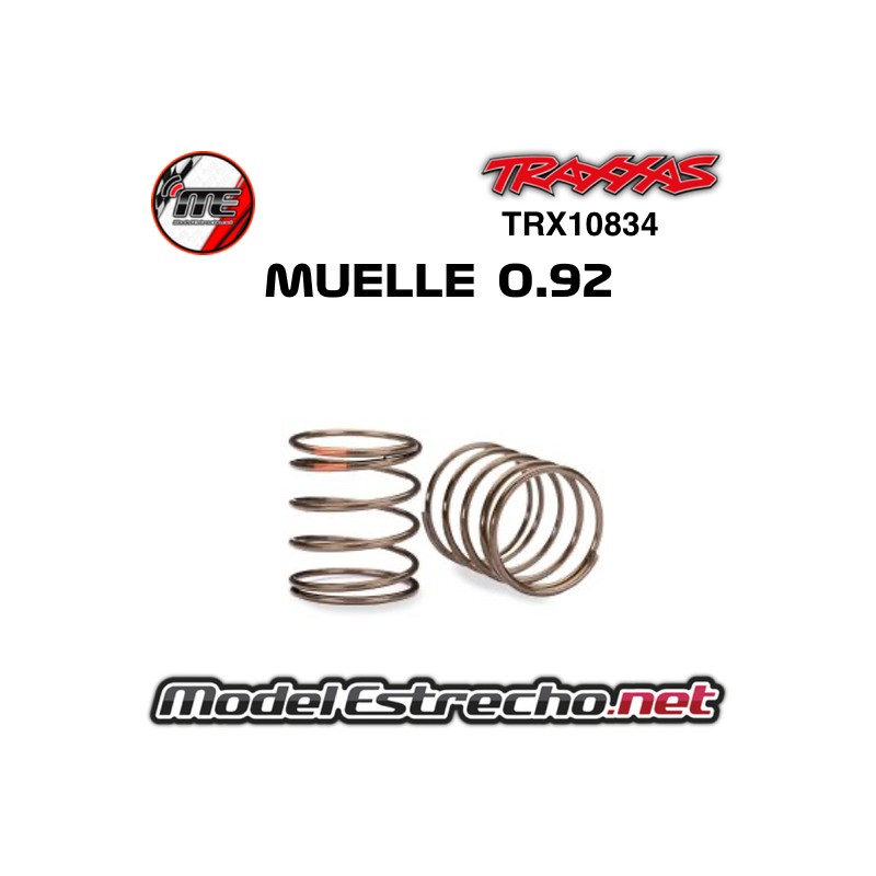 MUELLE DE AMORTIGUADOR CORTO GTR 0.92 TRAXXAS