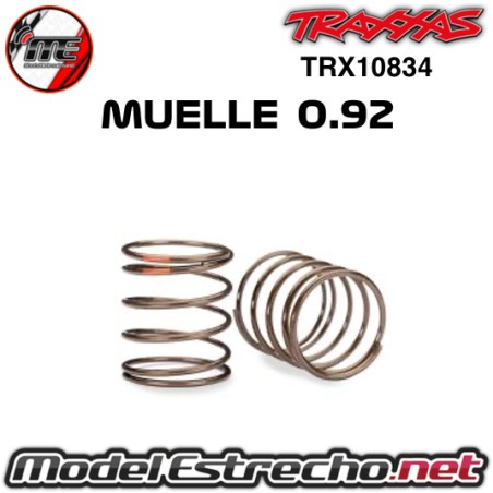 MUELLE DE AMORTIGUADOR CORTO GTR 0.92 TRAXXAS