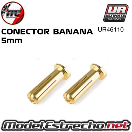 CONECTOR BANANA 5.0mm 90 Grados Macho (2u.)