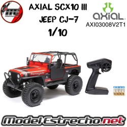 AXIAL SCX10 III JEEP CJ-7 CRAWLER 4WD 1/10 ROJO RTR