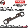 PLACA B CONVERGENCIA DELANTERA / TRASERA CNC KYOSHO INFERNO MP11 IF707