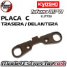 PLACA C CONVERGENCIA TRASERA / DELANTERA CNC KYOSHO INFERNO MP11 IF708