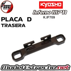 PLACA D CONVERGENCIA TRASERA CNC KYOSHO INFERNO MP11 IF709