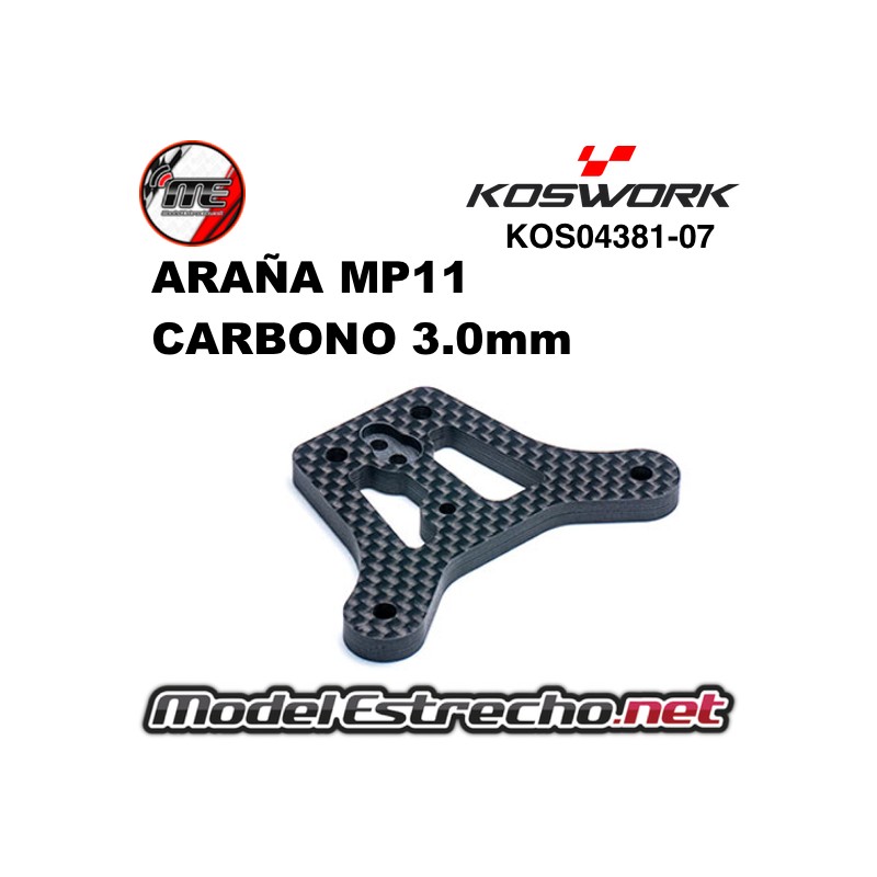ARAÑA DE CARBONO 3.0mm KOSWORK KYOSHO INFERNO MP11 KOS04381-07