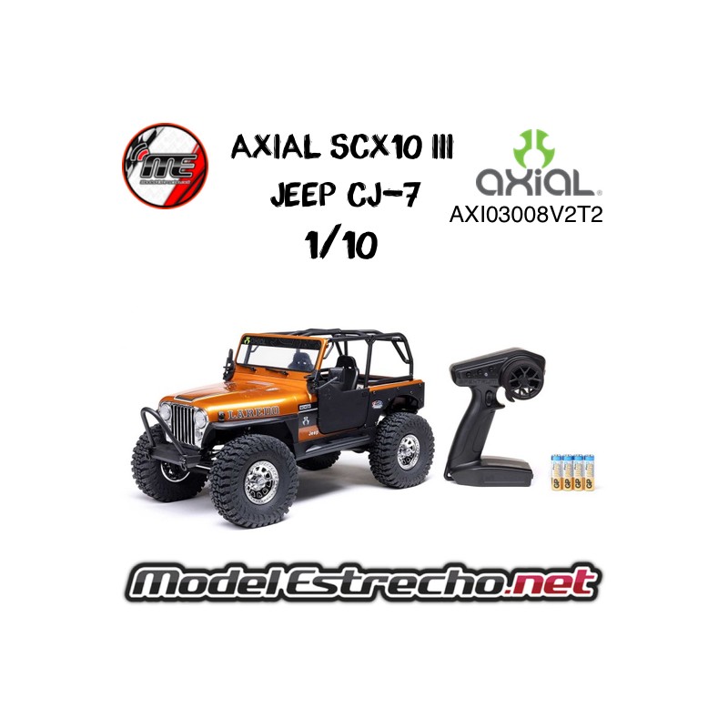 copy of AXIAL SCX10 III JEEP CJ-7 CRAWLER 4WD 1/10 ROJO RTR