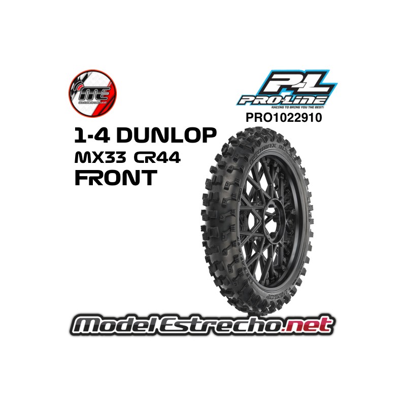 RUEDA DELANTERA MOTO 1-4 DUNLOP GEOMAX MX33 CR4 FRONT PROLINE PRO1022910