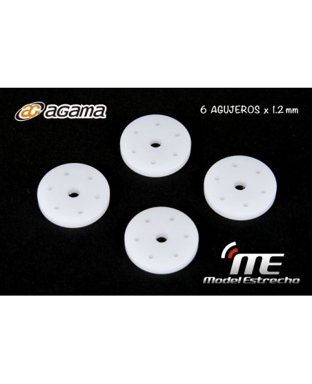 AGAMA PISTON AMORTIGUADOR 8 AGUJEROS DE 1.3mm