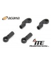 AGAMA ROTULAS PLASTICO TIRANTES DE DIRECCIÓN A215 SV