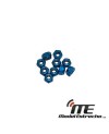 ULTIMATE TUERCAS 3mm AUTOBLOCANTE ALUMINIO ROJAS 3mm (10u.)