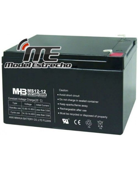 BATERIA DE PLOMO 12V. 12A.