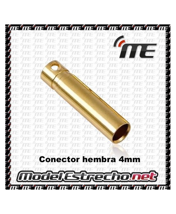 CONECTOR HEMBRA 4mm  (1U.)