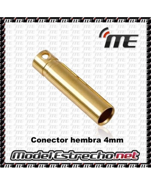 CONECTOR HEMBRA 4mm  (1U.)