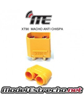 CONECTOR XT90 MACHO ANTI CHISPA (1u.)