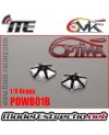 BOTONES ALERON OPTIMA 6MIK ROJOS CNC