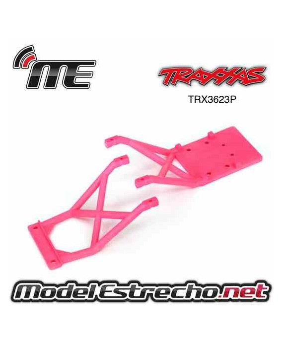 TRAXXAS SKID PLATES ( FRONT & REAR ) PINK