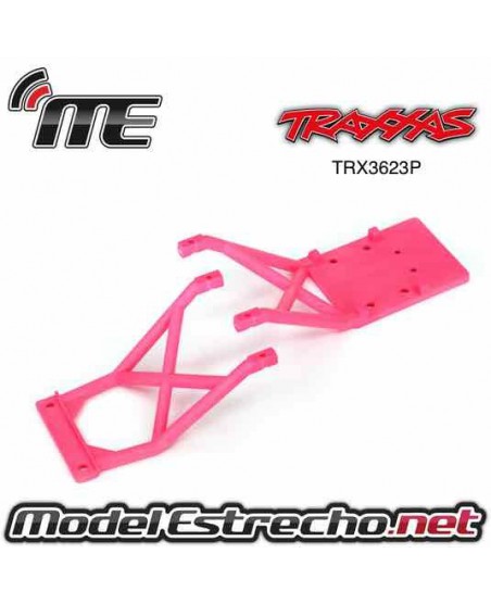 TRAXXAS SKID PLATES ( FRONT & REAR ) PINK