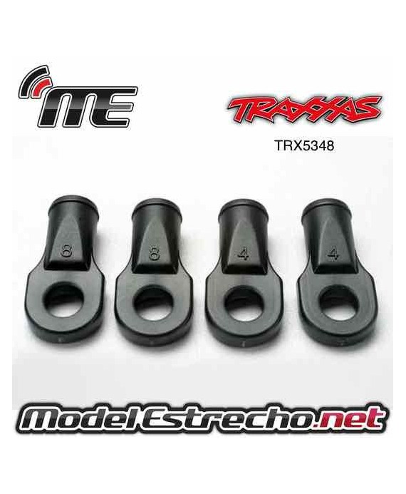 TRAXXAS ROD ENDS REVO (LARGE FOR REAR TOE LINK ONLY) (4)
