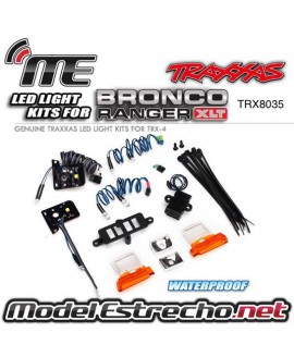 TRAXXAS LED LIGHT BRONCO SET COMPLETE WITH POWER SUPPLY