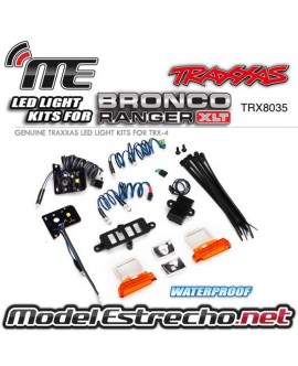 TRAXXAS LED LIGHT BRONCO SET COMPLETE WITH POWER SUPPLY