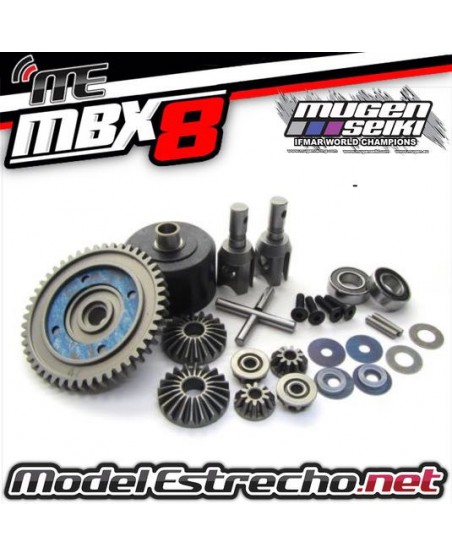 DIFERENCIAL COMPLETO CENTRAL MUGEN MBX8 NITRO
