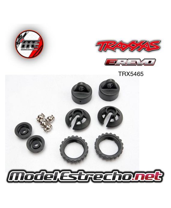 TRAXXAS CAPS AND SPRING RETAINERS, GTR SHOCK (UPPER CAP (2)/ HOLLOW