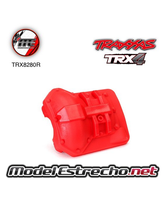 TRAXXAS DIFFERENTIAL COVER FRONT OR REAR ROJO