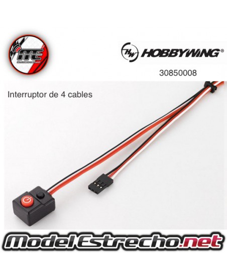INTERRUPTOR HOBBYWING DE 4 HILOS