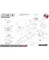 TRAXXAS PARTE PLASTICA SUJETA BATERIA 