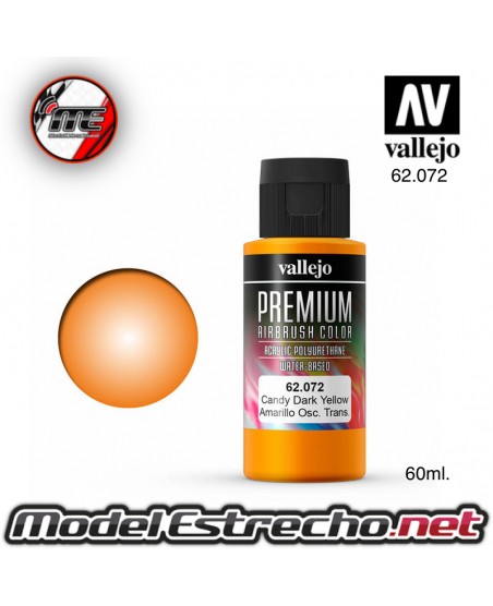 VALLEJO PREMIUM AMARILLO OSCURO CANDY 60ML 072 62072