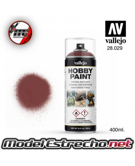 VALLEJO HOBBY PAINT AEROSOL GRIS METALIZADO 031- 400ML.