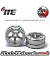 BEADLOCK WHEELS PT - SLINGSHOT SILVER/RED 1.9