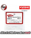 CASQUILLOS MANGUETA TRASERA KYOSHO MP9 TKI4 ( 4U. )