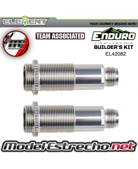 ELEMENT RC ENDURO SHOCK BODIES 10X32mm SILVER