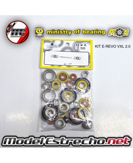 KIT DE RODAMIENTOS TRAXXAS EREVO VXL 2.0 Ref: 86086-4