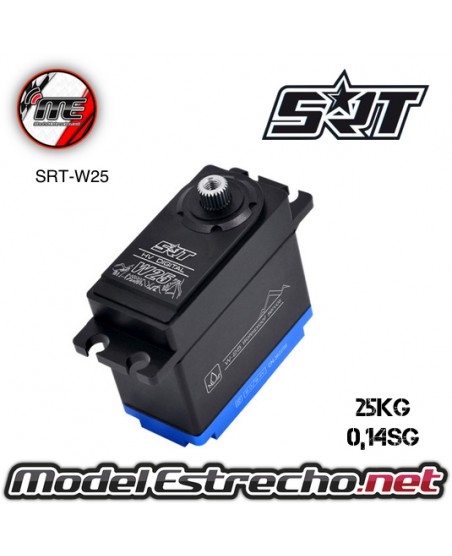 SERVO SRT W25 HV DIGITAL WATERPROOF CAJA METALICA 25Kg/0.14Seg CRAWLER