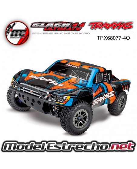 TRAXXAS SLASH 4X4 ULTIMATE LCG VXL TQi NARANJA ( NO BATERIA NI CARGADOR )