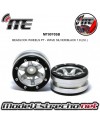 BEADLOCK WHEELS PT - WAVE SILVER/BLACK 1.9 (2U.) MT0070SB