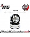 BEADLOCK WHEELS PT - SLINGSHOT SILVER/RED 1.9