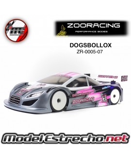 ZOORACING DOGSBOLLOX 1/10 TOURING CAR CLEAR 190mm ZR-0005