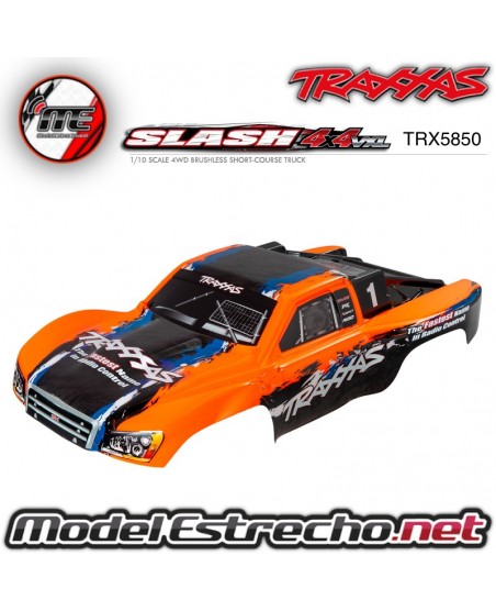 TRAXXAS CARROCERIA SLASH 4X4 NARANJA