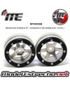 BEADLOCK WHEELS PT - SLINGSHOT SILVER/RED 1.9