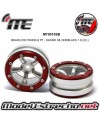 BEADLOCK WHEELS PT - SAFARI SILVER/RED 1.9 (2U.) Ref: MT0010SR