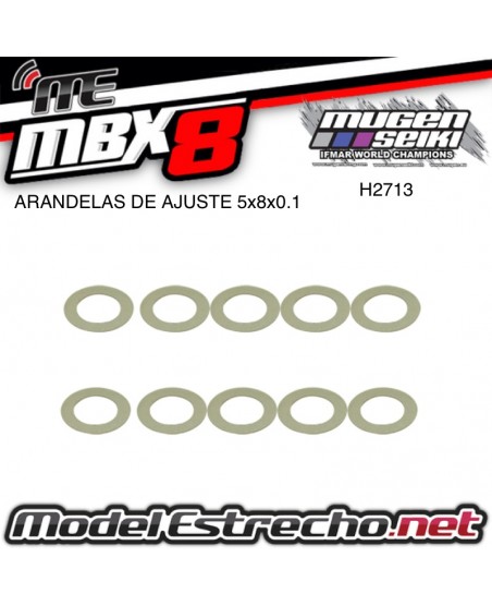 MUGEN ARANDELAS DE AJUSTE 2.5x6x0.5