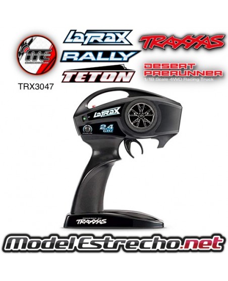 TRAXXAS LATRAX EMISORA 2.4Ghz 2 CANALES Ref: TRX3047