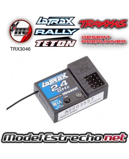 TRAXXAS LATRAX RECEPTOR 2.4Ghz 3 CANALES Ref: TRX3046