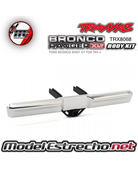 TRAXXAS BUMPER REAR CHROME 3x10 BCS ( 2U.)  Ref: TRX8068