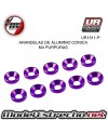 ULTIMATE ARANDELAS ALUMINIO PURPLE 4mm (10u.)