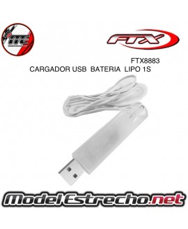 CARGADOR USB PARA BATERIA LIPO FTX OUTBACK MINI Ref: FTX8883