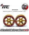 BEADLOCK WHEELS PT - SLINGSHOT  GOLD/RED 1.9 (2U.) Ref: MT0030GOR