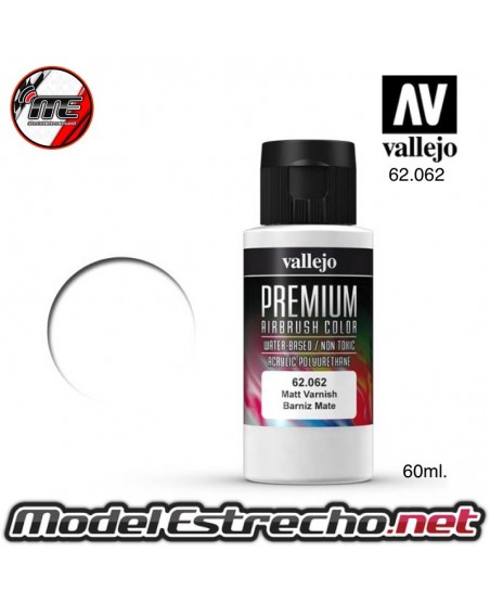 VALLEJO PREMIUM BARNIZ MATE 60ML 062 Ref: 62062